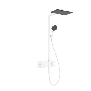 hansgrohe Showerpipe Raindance Alive Q 1jet, 12 l/min, mattweiß
