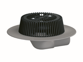 Dallmer Power-Dachablauf 86.0, PVC, DN 70 seitlich