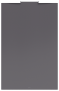 V&B Duschwanne Wallway 1400x900x30mm, anthracite, Quaryl