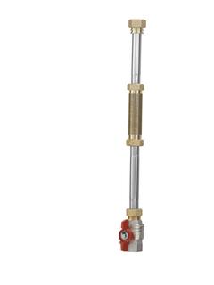 Danfoss Kaltwasser-Anschluß PWC von oben, KWZ-Paßstück 3/4" x 110mm