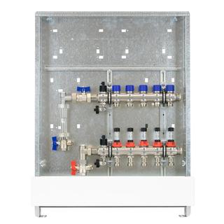 Strawa Anschlussstation FBH-63-V-WMZ-C69 Comfort, 3 Heizkreise, 490x760mm