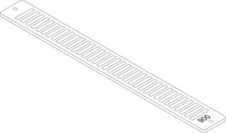 BOSCH Ersatzteil TTNR: 87183401090 Aufsteckgitter 10/11-900 RAL9016 everp