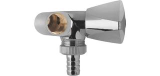 ASW Zapfhahn-Anschlussventil MS vc, 1/2", m RV, Schl.-Verschrbg.