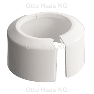 HAAS WC-Klapprosette DN 110, 100 h, 2-tlg, Polypropylen, weiß