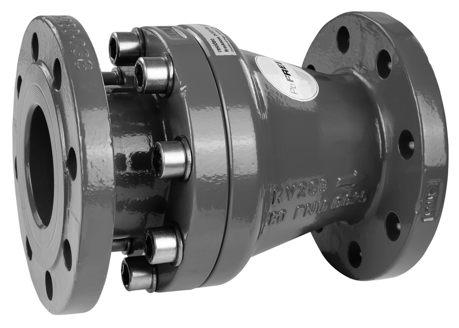 Artikelbild 2 des Artikels „Resideo Rückflussverhinderer RV283S DN 150, Fl, pulverbes, blau, PN 16 DN 150“