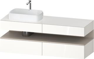 Duravit Waschtisch-Unterschrank Qatego 160x55x60cm, T m/we g, Pl, B l, Nischenb