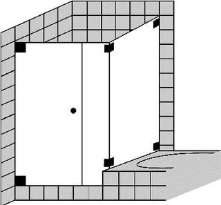 FORMAT Design 3.0 Gl-PT m SW/FF, HSP RL b 100x200cm, sw, Kr.-Glas he, a BW