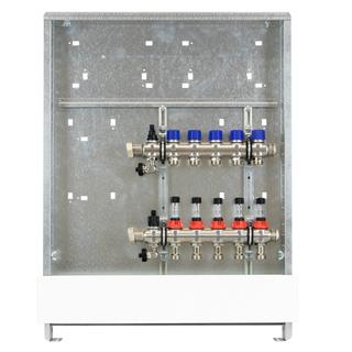 Strawa Comf.-Anschlussstat. FBH-63-X-C69 4 HK, weiß, im Comfort-UP-Schrank