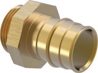 Uponor Übergangsnippel Q&E 32mmxG 1 AG, 6+10 b, o. Q&E-Ring, MS