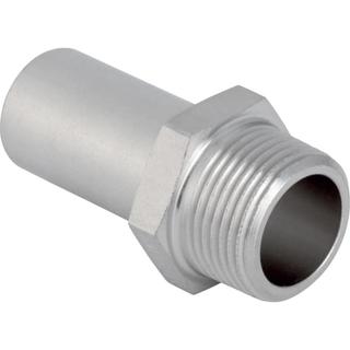 Geberit Übergang Mapress d 22mmxR 3/4, AG, m Einschub, Edelstahl