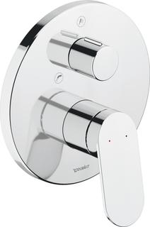 Duravit Fertigmontageset Wave UP-Wannen-EHM, Sich.Kombi, chrom