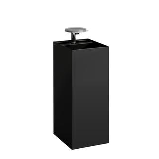 Laufen Waschtisch KARTELL 37,5x43,5x90cm, f., o. ÜL, 3 HL, sw gl
