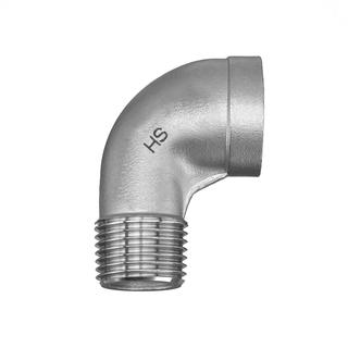HS Winkel 92 DN 20, 3/4", 90Grad, IG/AG, Edelstahl