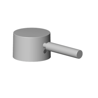 DO Gr. für Wanne Stand ET 90206600400 52 x 35 x 117 mm Platin gebürstet