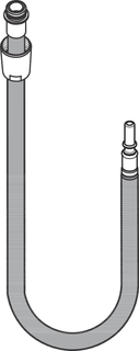 hansgrohe Schlauch für Spültischmischer, 1500mm