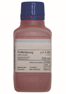 Judo Pufferlösung JPpH, pH 4, 250ml, z. Kalibr. f Messg.