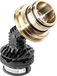 Viega Winkelkupplung Geopress K 9794.1G d 63, 45Gr, Kunstst., SC-Con., Gasanw.