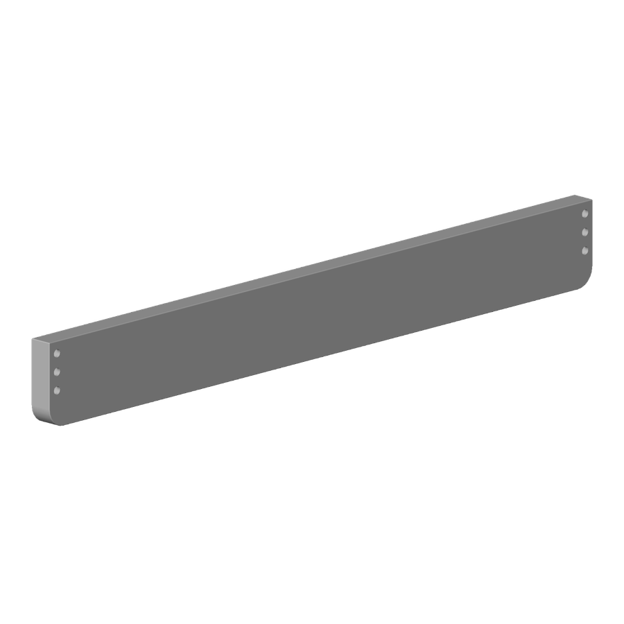 Artikelbild 1 des Artikels „DO Halter für Wannengriff Ersatzteile 081771500 300 x 35 x 10 mm chrom “