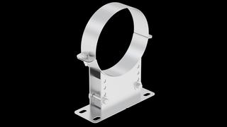Zehnder Wandhalter ComfoVent d= 180mm, Wandabstand 50-90mm, Edelstahl