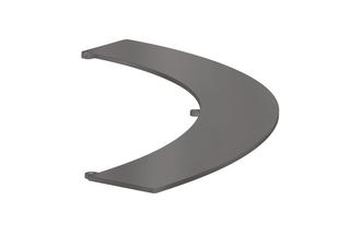 hansgrohe Ablage Axor Urquiola Metall, brushed black chrome