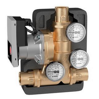 CA Pumpengruppe mit Thermoventil YONOS PARA 25/6 RKC, 1" IG, 45 C