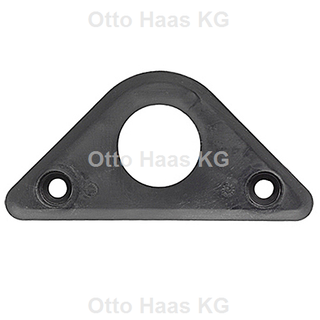 HAAS Spülbeckenverstärkung schwarz, Kunststoff, für Armaturen