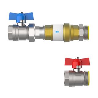 Strawa Anschlussgarnitur e-class AG 3/4" VSB20, 0,2-1,6 m3/h, horizontal