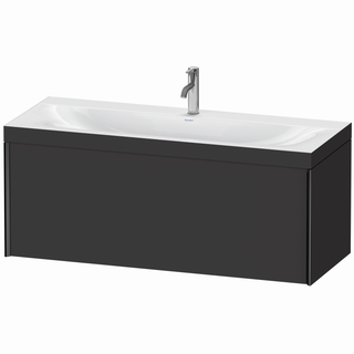 Duravit WT-Unterschrank c-bonded XViu 120x48cm, 1 AZ, 1 HL, s m, R C, gra matt