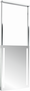 AS LED-Leuchtspiegel Appeso 60x80cm, Beleuchtung einseitig