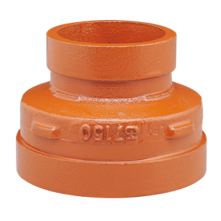AIPS Reduzierung VSH Shurjoint 7150 219,1x88,9mm, dukt. Guss, konz., orange