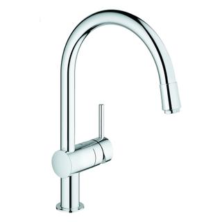 GROHE Spültisch-Einhebelmischer Minta 1/2", C-Ausl, W. Saving 5 l/min, chrom