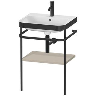 Duravit MWT-Kombi Happy D.2 Plus 57,5x49cm, 1 HL, Tau s-matt, m Konsole