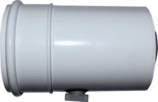 Wolf Anschluss-Adapter DN 60/100, 152mm, steckb., we, m Meßstu.