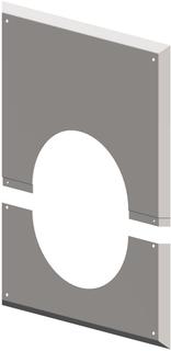 MHG Wandblende Atec DN 110/160, für Abgassystem