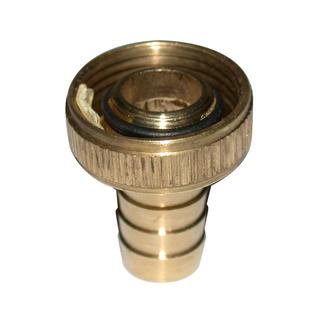 KÖRO Schlauchverschr. halb 1/2"x1/2" m. Rändelmutter, ms blank