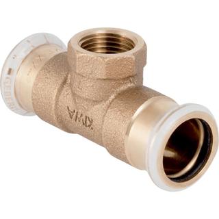 Geberit T-Stück Mapress d 28xRp 3/4, m IG Rotguss, Kupfer