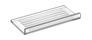 Keuco Echtkristallglas-Platte Plan 210x115mm, mattiert, lose