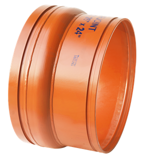 AIPS Reduzierung VSH Shurjoint W150 355,6x323,9mm, dukt. Guss, konz., orange