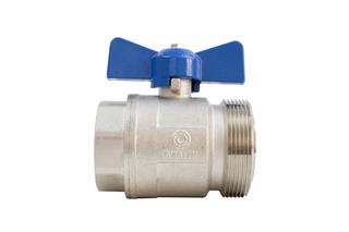 Strawa Kugelhahn-Set 1 1/2", Flügelgriff