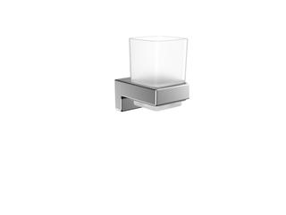 Glashalter Cue Wandmodell, Kristallglas satiniert