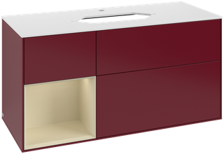 V&B Waschtisch-Unterschrank Finion 120cm, Pl w m, Reg li si Gr m Lac, Peo m