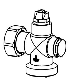 Tuxhorn Kreuzstück tubra DN 20, RL mit RFV DN 25
