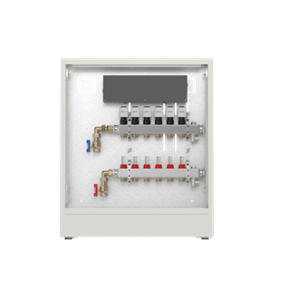 Danfoss UnoFloor lightC Verteilerstation 8 HZ links inkl. 230V Danfoss Icon