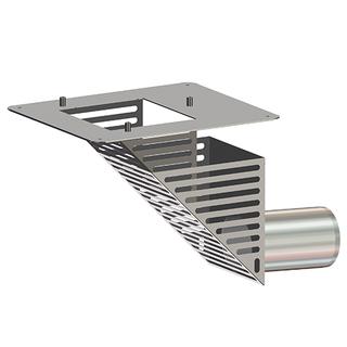 LORO X Siebeinsatz DN 100, m variab Höhenausgl., Edelstahl