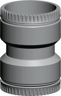 Wolf Verbindungsstück DN 83, Kupp. f 2 flex R, f Abgasl. flex.