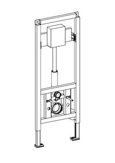 AR Installationselement, AQUAFIX, f. WC, für WC-Spüler