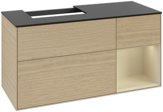 V&B Waschtisch-Unterschrank Finion 120cm, Pl b m, Rg re si Gr m Lac, Oa ven