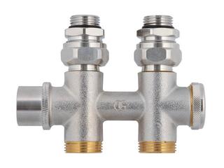 AFRISO Kombiblock 456-DP Durchgang DN15 G1/2 AG