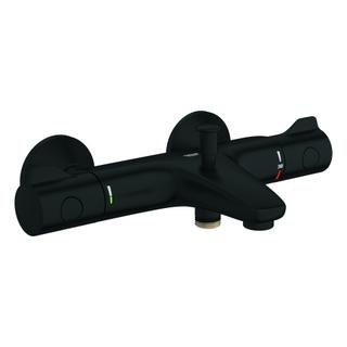 GROHE Wannen-Thermostat Grohtherm 800 1/2", Wandmontage, matt black