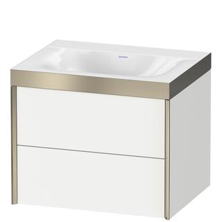 Duravit WT-Unterschrank c-bonded XViu 60x48cm, 2 La, o HL, C m, Rah. P, we m